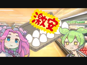 めたんの買い物に付き合うずんだもん