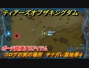 ゼルダの伝説ティアーズオブザキングダム　コログの実の場所　チナガレ湿地帯４　ポーチ拡張するアイテム　＃６９６　【ティアキン】