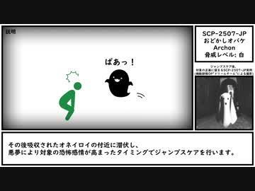 【ゆっくり紹介】SCP-2507-JP【おどかしオバケ】