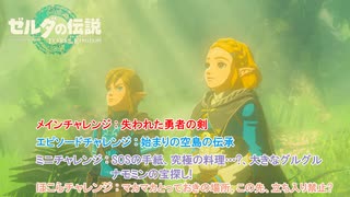 【ゼルダの伝説】メイン : 失われた勇者の剣 エピソードチャレンジ : 始まりの空島の伝承 ミニチャレ : SOSの手紙 他 Part 57【ティアーズ オブ ザ キングダム(ネタばれあり)】