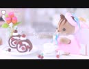 【粘土】ミニチュアのフォレノワールロールケーキを作ってみた【100均材料】【ミニチュアフード】DIY Miniature polymer Clay Tutorial