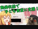 動画の収益で子ども食堂に支援品を送りました！