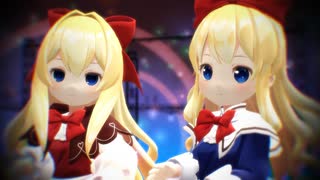 【東方MMD】上海人形＆蓬莱人形が「ラブポーション」を踊ってくれたよ