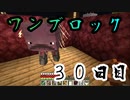 【３０日目】ワンブロックでハードコアな世界を生き残る