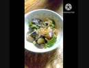 茄子ピーマンの炒め物にいそ松葉あうよまぁまぁかな茄子ピーマン違ったナイス未満