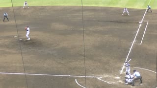 中央学院 一死二塁で水嶋 悠くん颯佐 心汰くんの場面【千葉県高校野球春季大会 木更津総合 対 中央学院2023年5月3日】