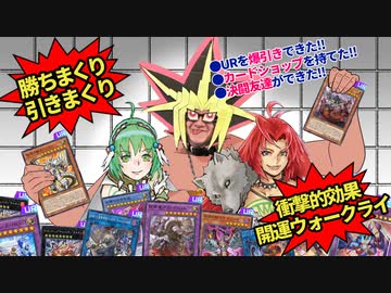 ウォークライで確変を起こし新パックでURを引きまくる決闘者
