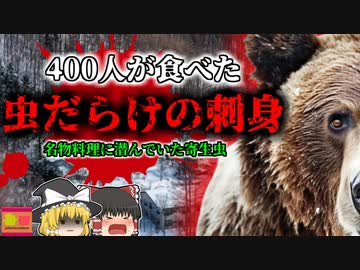 【1981年】旅館で提供された珍しい"ある料理"が原因でお腹の中が寄生虫だらけに？！『トリヒナ症集団感染事件』【ゆっくり解説】
