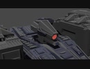 blenderでアーマードコア風の可変式頭部を作ってみた
