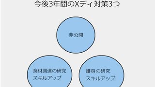 今後3年間のXディ対策3つ