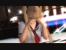 バースとバイマンに敗北するマリー（制服）