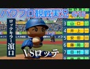 【パワプロ観戦実況】ロッテキラー濱口VSパ首位ロッテ打線！