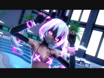 【MMDステージ配布あり】光っている人がGETCHA!を踊ったようです【MMDモデル配布あり】