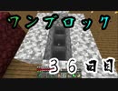 【３６日目】ワンブロックでハードコアな世界を生き残る