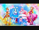 【ひろプリ】第20話四人ver. 変身シーン【ひろがるスカイ！プリキュア】