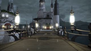 【FF14】主観モードでお散歩-環境音のみ  雨のリムサ・ロミンサ