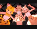 【MMDけもフレ】猫３匹のNyan cat EX
