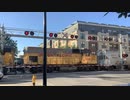 *ゲートライトは死ぬ！*UP 664＠南西2丁目踏切（IA州デモイン）6/8/21 | UP 664 at SW 2nd St Railroad Crossing, Des Moines, IA