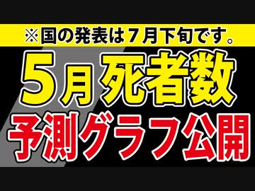【速報】気になる５月死者数、予測グラフを初公開