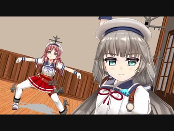 【MMD艦これ】大入道ミクヤシ
