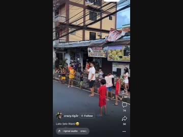 ホモと見るアメリカンクラッカーを持って戦うフィリピンのガキ