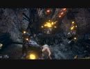 【リョナ】さらしだけの剣士、ぬりかべに潰される！【仁王2】【※閲覧注意】【ryona】