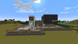 【盛り沢山】元建築学生がお送りするマインクラフトpart3／植林場とモダニズム建築