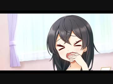 くまちーがあくびするだけ