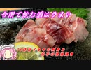 台所で飲む酒はうまい　16杯目　イサキの刺身と白子の醤油焼き