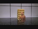 ワッフルにつぶされるMUR