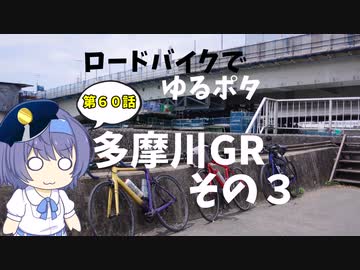 ロードバイクでゆるポタ 第６０話【多摩川GRその３】