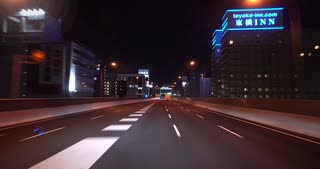 【大型車載】深夜の名古屋高速【5　C1　2　C2　E1】