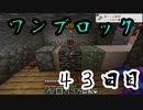 【４３日目】ワンブロックでハードコアな世界を生き残る