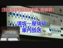 【2012年4月1日廃線】長野電鉄屋代線 屋代行 車内放送 (須坂→屋代)