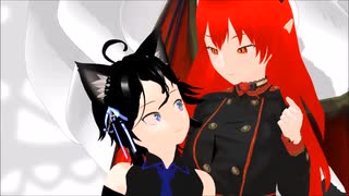 オリキャラに乱躁滅裂ガール踊ってもらった【MMD】