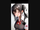 ほんの一瞬だけ見える黒髪後輩ちゃん