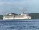 【特別編動画！！】グラスボートで豪華客船「MSC Bellissima」を見に行ってみた！