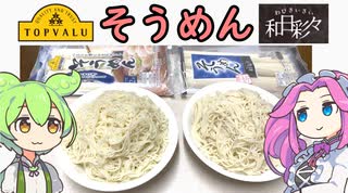 トップバリュの黄色いヤツや隠れトプバの「そうめん」