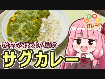 【鶏ももとほうれん草のサグカレー】飯作って食べるで #61【はじめてカレー投稿祭】
