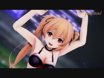【MMD艦これ】水着の村雨でカッコかわいく「Marine Bloomin'」