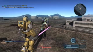 夏草のバトオペ２。キャンプめぐり。初歩訓練。GUNDAM BATTLE OPERATION 2 2023-06-30 18-16-45