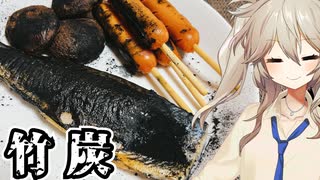 春日部つむぎ「竹炭パウダーぶっかければ家でも炭火焼き作れる説（大敗北）」【VOICEVOX】