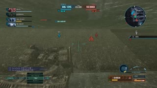 夏草のバトオペ２。訓練と、初ヒルドルブ。GUNDAM BATTLE OPERATION 2 2023-07-01 07-21-19