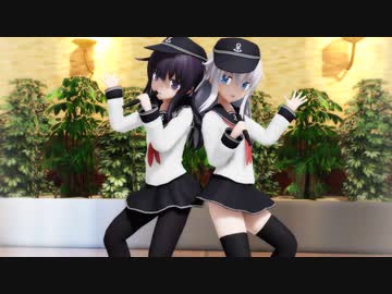 【MMD】暁と響「カラフル×メロディ」