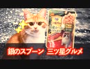 【キャットフードレビュー】銀のスプーン 三ツ星グルメを食べる！！/ 猫 ねこ動画 大食い【#04】