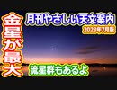 【ゆっくり解説】金星が最も明るくなるよ！　月刊やさしい天文案内2023年7月版