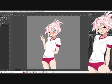 IAちゃんに体操服着てもらう（立ち絵改変）