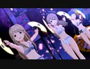 【ミリシタ】歌織 麗花 朋花百花は月下に散りぬるを【マイオンリースイムウェア/髪下ろしSHS】