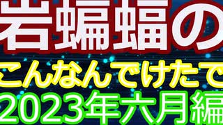 岩蝙蝠の「こんなんでけたで」2023年六月編