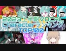 【2023年上半期】旧式・VOCAL CharacterランキングTOP100！